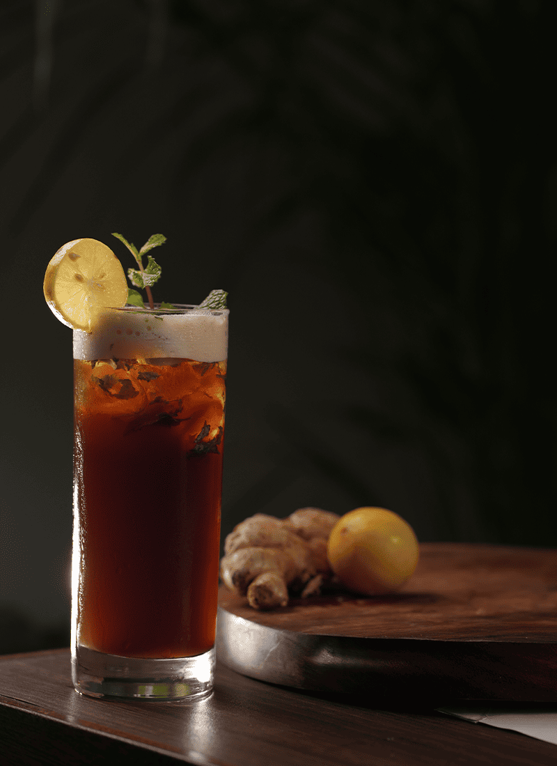 Ginger Lemon Iced Tea