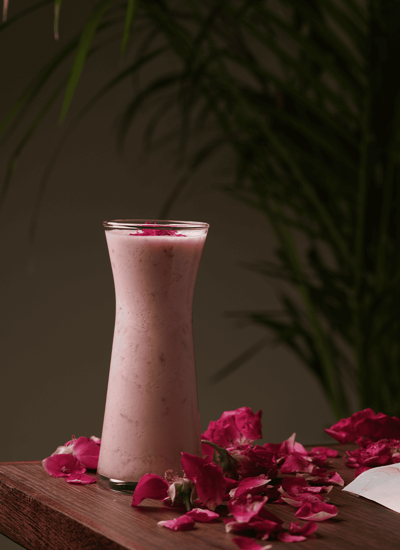 Rose Petal Lassi